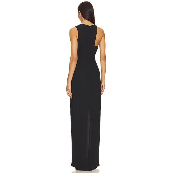 Amanda Uprichard Black Maxi Dress - Picture 3 of 12